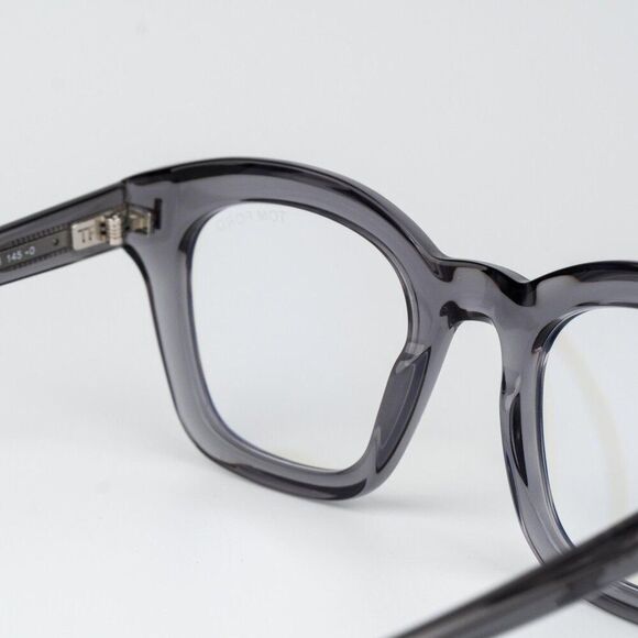 Tom Ford Woman Eyeglasses Transparent Grey Blue Light Block FT5961-B 020
